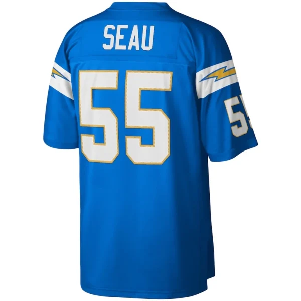 Junior seau los angeles chargers mitchell ness legacy replica jersey Powder blue L