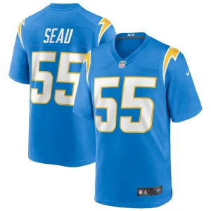 Junior seau los angeles chargers nike game retired player jersey Powder blue
