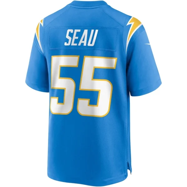 Junior seau los angeles chargers nike game retired player jersey Powder blue L
