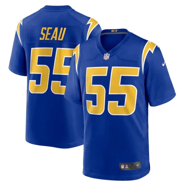 Junior seau los angeles chargers nike retired player alternate game jersey Royal