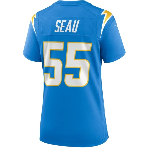 Junior seau los angeles chargers nike womens game retired player jersey Powder blue L