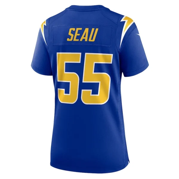 Junior seau los angeles chargers nike womens retired game jersey Royal L