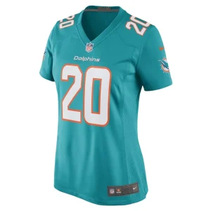 Justin bethel miami dolphins nike womens game player jersey Aqua M