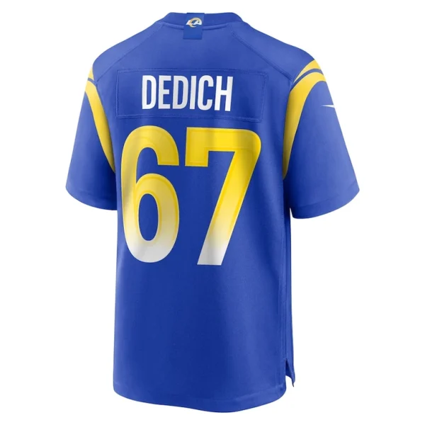 Justin dedich los angeles rams nike game jersey Royal L