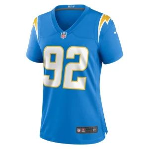 Justin eboigbe los angeles chargers nike womens game jersey Powder blue M