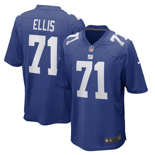 Justin ellis new york giants nike game player jersey Royal