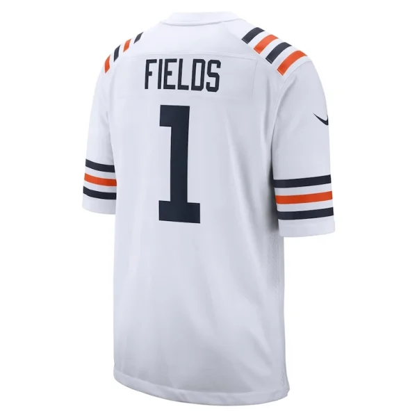 Justin fields chicago bears nike alternate classic game jersey White L