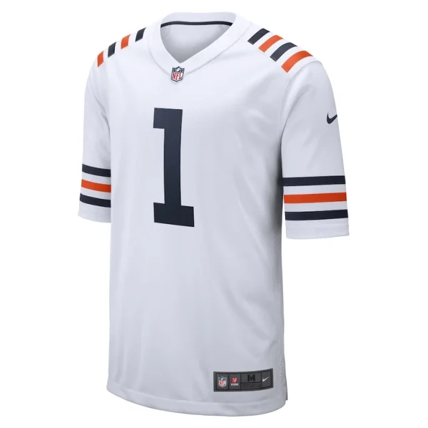 Justin fields chicago bears nike alternate classic game jersey White M