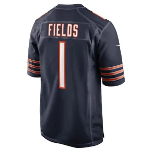 Justin fields chicago bears nike player game jersey Navy L