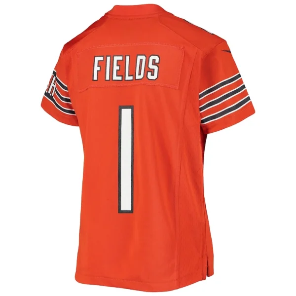 Justin fields chicago bears nike youth game jersey Orange Yth L