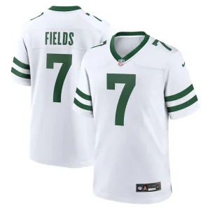 Justin fields new york jets nike game jersey Legacy white