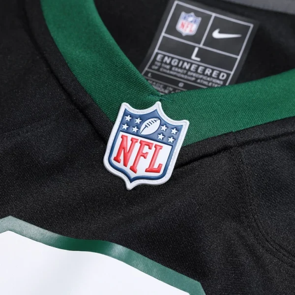 Justin fields new york jets nike game jersey Stealth black XL