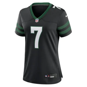 Justin fields new york jets nike womens alternate game jersey Black M