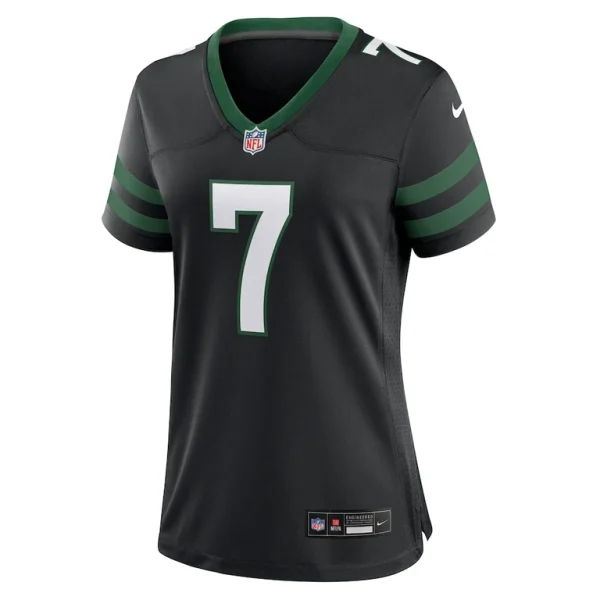 Justin fields new york jets nike womens alternate game jersey Black M