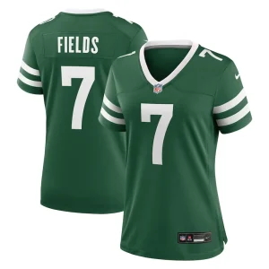 Justin fields new york jets nike womens game jersey Legacy green
