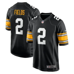 Justin fields pittsburgh steelers nike alternate game jersey – black Multi