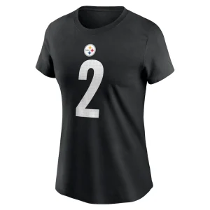Justin fields pittsburgh steelers nike womens player name number t shirt Black M