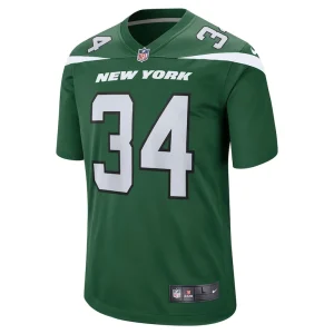 Justin hardee new york jets nike game jersey Gotham green M