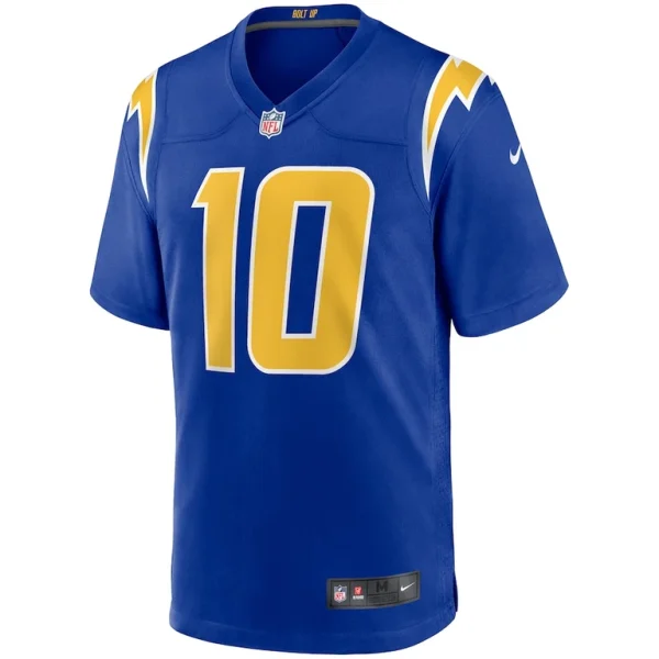 Justin herbert los angeles chargers nike 2nd alternate game jersey Royal M
