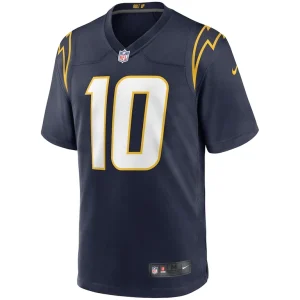 Justin herbert los angeles chargers nike alternate game jersey Navy M