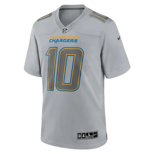 Justin herbert los angeles chargers nike atmosphere fashion game jersey Gray M