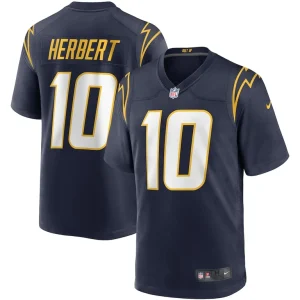 Justin herbert los angeles chargers nike game jersey Navy