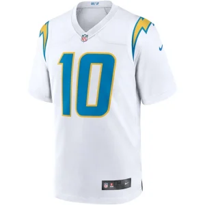 Justin herbert los angeles chargers nike game jersey White M
