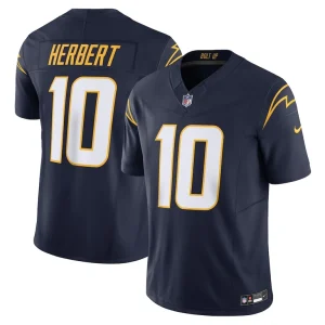Justin herbert los angeles chargers nike vapor f.u.s.e. limited jersey Navy