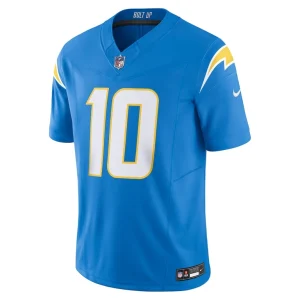 Justin herbert los angeles chargers nike vapor f.u.s.e. limited jersey Powder blue M