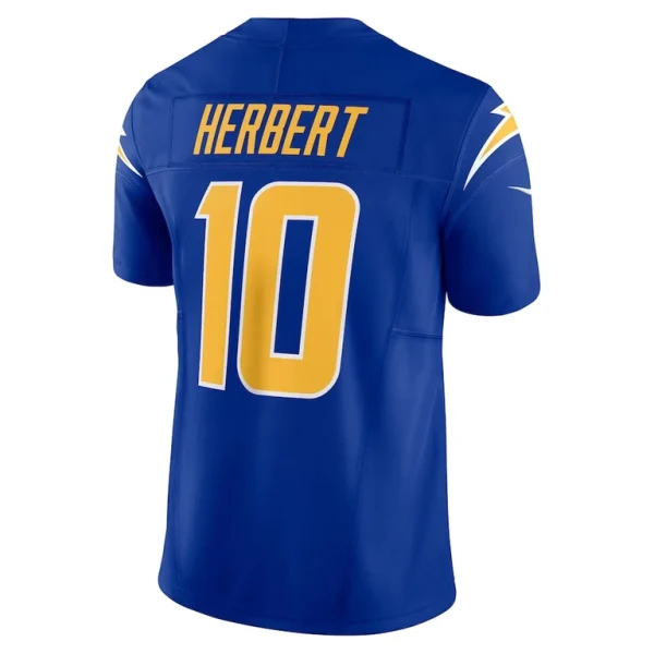 Justin herbert los angeles chargers nike vapor f.u.s.e. limited jersey Royal L