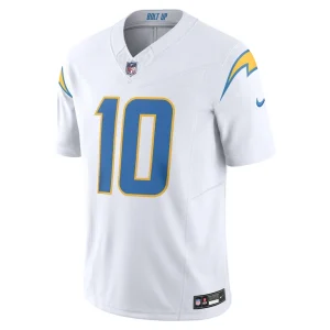 Justin herbert los angeles chargers nike vapor f.u.s.e. limited jersey White M