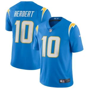 Justin herbert los angeles chargers nike vapor limited jersey Powder blue