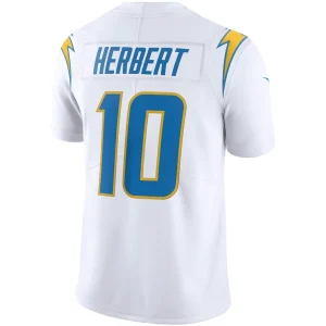 Justin herbert los angeles chargers nike vapor limited jersey White L