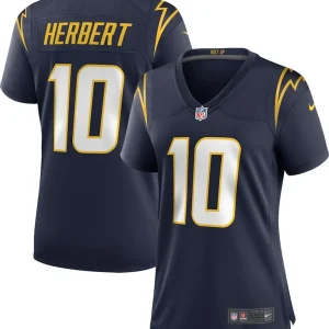 Justin herbert los angeles chargers nike womens alternate game jersey Navy