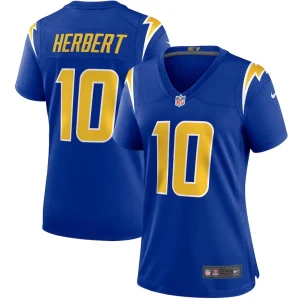 Justin herbert los angeles chargers nike womens game jersey Royal