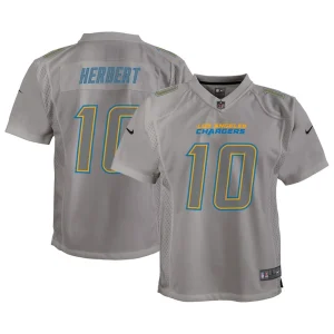 Justin herbert los angeles chargers nike youth atmosphere game jersey Gray