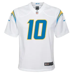 Justin herbert los angeles chargers nike youth game jersey White Yth M