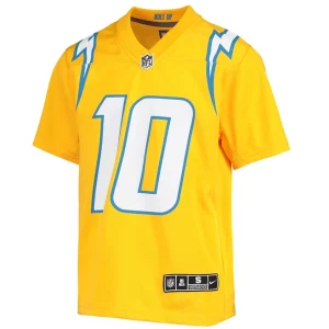Justin herbert los angeles chargers nike youth inverted team game jersey Gold Yth M