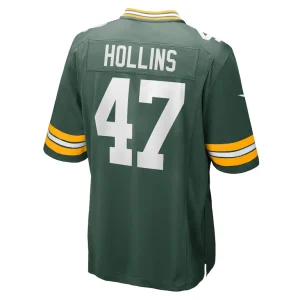 Justin hollins green bay packers nike home game player jersey Green L