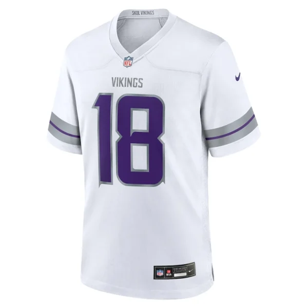 Justin jefferson minnesota vikings nike alternate game player jersey White M