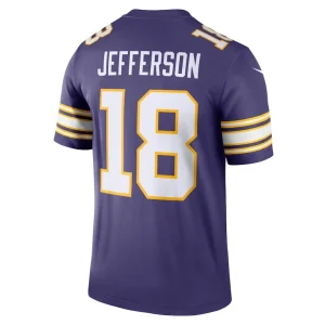 Justin jefferson minnesota vikings nike alternate legend player performance top Purple L