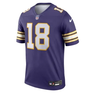 Justin jefferson minnesota vikings nike alternate legend player performance top Purple M