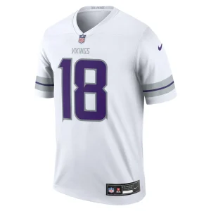 Justin jefferson minnesota vikings nike alternate legend player performance top White M