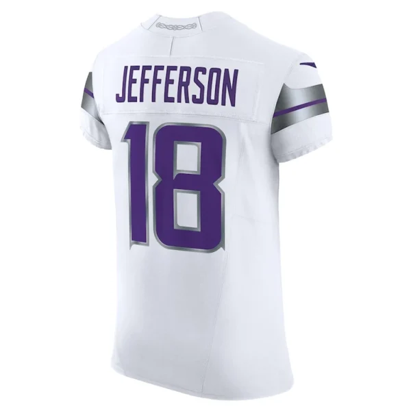 Justin jefferson minnesota vikings nike alternate vapor f.u.s.e. elite player jersey White 48