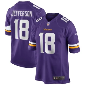 Justin jefferson minnesota vikings nike game jersey Purple