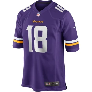 Justin jefferson minnesota vikings nike game jersey Purple M