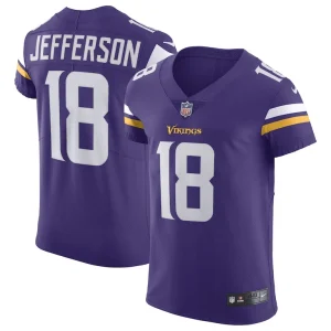 Justin jefferson minnesota vikings nike home vapor elite jersey Purple