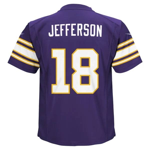 Justin jefferson minnesota vikings nike infant alternate game jersey Purple 24 MO