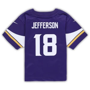 Justin jefferson minnesota vikings nike infant player game jersey Purple 24 MO
