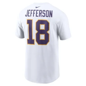 Justin jefferson minnesota vikings nike name number t shirt White L